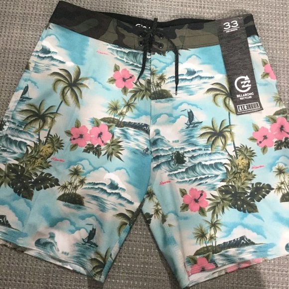 Billabong Sundays Airlite Boardshorts Camo Detail